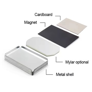 Kit de fabrication d'aimants de réfrigérateur en fer blanc vierge pour fabricants, composant d'aimant de réfrigérateur en métal, 80*53 90*65mm - Product Image 3