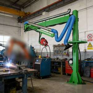 Le nouveau bras de <span class=keywords><strong>soudage</strong></span> électrique à vide SPE-705 avec rotation à 360° et <span class=keywords><strong>aspiration</strong></span> des poussières pour les chantiers navals améliore l'environnement de l'atelier, certifié UE - Product Image 4