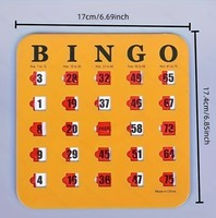 Cartes de Bingo Jeu de Logique Cartes de Tombola Imprimées UV Cinq Couleurs Jeu de Société de Bingo Jeu de Cartes en Papier pour Fête d'Anniversaire
