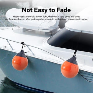 HOMFUL Yacht Fender perahu tiup, pelampung perahu karet laut Fender kapal <span class=keywords><strong>PVC</strong></span> tiup - Product Image 5