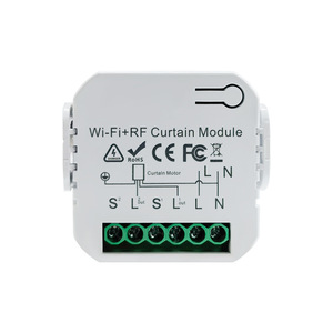 Interruptores Inteligentes para Cortinas WIFI TUYA AC100-240V, Motor Tubular, Interruptor WIFI Inteligente Compatible con Alexa y <span class=keywords><strong>Google</strong></span> <span class=keywords><strong>Home</strong></span>, <span class=keywords><strong>Control</strong></span> por Voz - Product Image 2