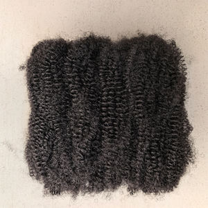 REINE Vendita all'Ingrosso di <span class=keywords><strong>Capelli</strong></span> Sintetici Afro Kinky Bulk da 14 Pollici, 100g, Trama Singola, Morbidi ed Elastici, Resistenti alle Alte Temperature per Trecce - Product Image 6