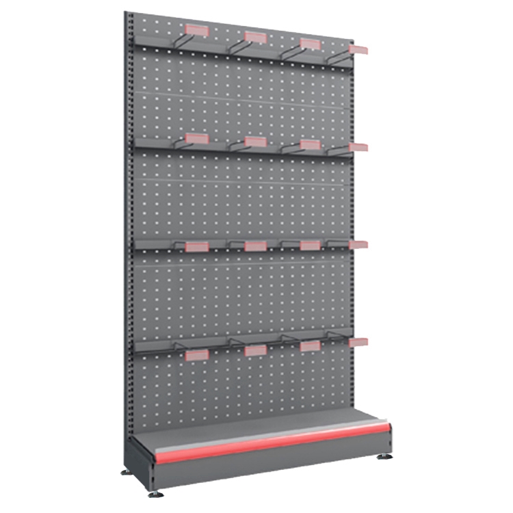 Supermarket Shelves Convenience Store Display Stands Snacks Goods Stationery Store Hooks Canteens Single Side Wall Shelves