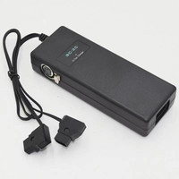 Chargeur de batterie TL MEDIA 16,8 V 3,5 A 2 canaux V-lock D-Tap/V-mount pour caméscope de diffusion portable certifié FCC/CE/ROHS