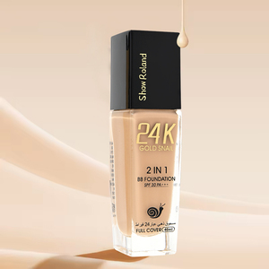 Maquillaje al por mayor <span class=keywords><strong>de</strong></span> marca blanca, cobertura completa 24h, cuidado <span class=keywords><strong>de</strong></span> la piel, SPF30 PA +++ mate, resistente al agua, sensación sin peso, base líquida, 40ml - Product Image 5