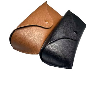 Estuche Portátil Premium Marrón de Alta Gama Resistente a Golpes para <span class=keywords><strong>Gafas</strong></span> con Organizador de Cuero PU y Patrón Sólido al por Mayor - Product Image 6