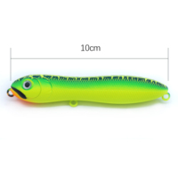 SEASKY Leurre crayon 10cm 14g pour la pêche au Snakehead, au Brochet, au Black-bass et au Lucioperca, nageur de surface Z-walking