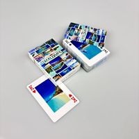 Cartes de jeu de société standard personnalisées, écologiques, pour usage familial, finition UV, papier 300 g/m², flexibles, anti-usure, pour poker