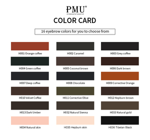 Pigment de <span class=keywords><strong>tatouage</strong></span> à base d'eau PMU Global Hepburn, encre pour sourcils, maquillage permanent - Product Image 3