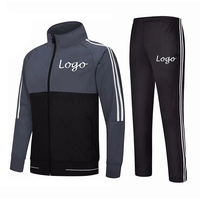 Ensembles de survêtements personnalisés de haute qualité deux pièces avec fermeture éclair grande taille pour hommes Survetement Chandal Survetement Homme survêtements pour hommes jogging