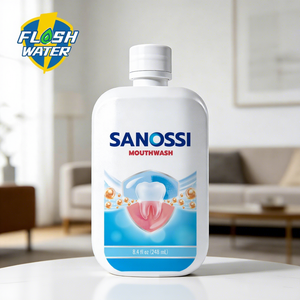 ซานอสซี่ น้ำยาบ้วนปากสูตรอ่อนโยน ปราศจากแอลกอฮอล์ ขนาด 248 มล. ไม่ระคายเคือง ให้ความสดชื่น สำหรับใช้ทุกวัน เหมาะสำหรับผู้ใหญ่และเด็ก ผลิตภัณฑ์ดูแลช่องปากแบบ OEM - Product Image 1