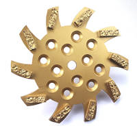 Ensoleillé 10 pouces plancher diamant plaque de meulage 250mm PCD diamant Segment meule pour le polissage