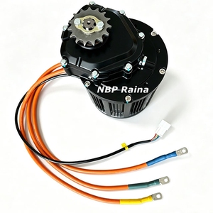 QSJ138D-90 4000W V3 미드 드라이브 모터(기어박스 428T 기어 체인 모터 포함) 파드라이버 ND72680 전기 오토바이용 QS138 90H MID - Product Image 2