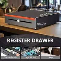 Caja Registradora de Doble Pantalla Táctil Blanca y Negra con 8GB de RAM, 128GB SSD, Incluye Teclado, Cajón de Dinero y Escáner de Código de Barras