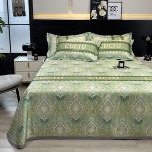 Vente en gros de <span class=keywords><strong>literie</strong></span> - Tapis de lit et draps en polyester de haute qualité et rafraîchissants. Caractéristiques : Beaux motifs, texture fraîche et lisse - Product Image 5