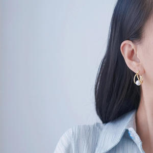 S925 <b>Silver</b> DIY <b>Pearl</b> Accessories Empty Stand for Earnail Simple <b>Silver</b> Jewelry <b>Earrings</b> with 8-11mm Round Beads 2021 Collection - Product Image 4