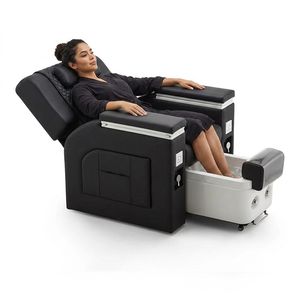 Fauteuil de pédicure et massage des pieds pour salon de beauté, fauteuil de pédicure spa sans tuyauterie, fauteuil de massage relaxant de luxe pour pédicure spa - Product Image 1