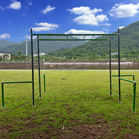 Barres de grimpeur pour enfants avec échelle horizontale, structure de jeu en métal robuste, équipement de terrain de jeu extérieur pour jardin