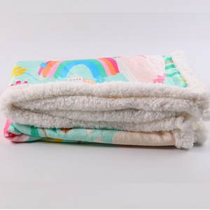 Haustierbett-Zubehör Modische Luxus Maßgefertigte Hundedecke Sherpa Warm Weich Waschbar Hundemuster-Decke - Product Image 4