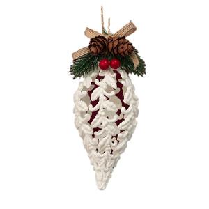 Nouveau Style arbre de noël blanc <span class=keywords><strong>Martin</strong></span> escargot conque pendentif décoration de noël accessoires fournitures de noël cadeaux bricolage - Product Image 5