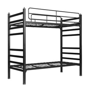 Cama litera doble de metal industrial, estructura de acero estable, muebles para dormitorio - Product Image 5