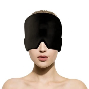 Gorro Canglv para Alivio de Migrañas y Dolores de Cabeza, Envoltura de Hielo para Toda la Cabeza, Gorro de Gel Refrigerante, Terapia de Compresas Frías/Calientes, Talla <span class=keywords><strong>S</strong></span> - Product Image 3