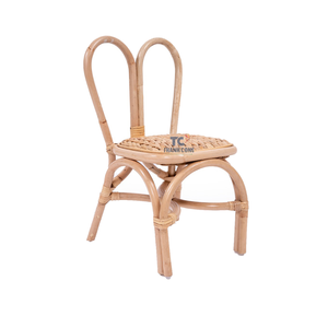 Chaise élégante en rotin pour enfants pour un confort ultime Chaise en rotin Chaises pour enfants Meubles de chambre d'enfant en gros - Product Image 2