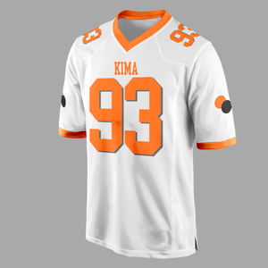 Vente en gros OEM vierge sublimée équipe maillot de football américain conception libre attirail sergé chemises de rugby uniformes de football personnalisés - Product Image 2