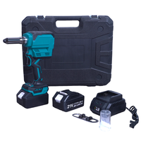 Pistolet à rivets automatique sans fil industriel portable 21V au lithium rechargeable pour rivets à éclatement