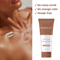 Lotion autobronzante pour un teint clair à moyen avec des ingrédients naturels et biologiques, lotion pour hommes et femmes