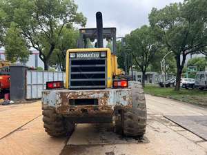 Komatsu-Cargador de rueda frontal fabricado en Japón, cargador de rueda de 114KW de potencia de 2.3m3 con capacidad de cubo, motor y equipado usado - Product Image 5