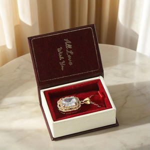 Mini Rectangle Magnetic Closure <b>Ring</b> <b>Box</b> Compact Portable Small Flip Lid Velvet Lined Double Slot Jewelry Gift case Recycled - Product Image 6