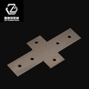 Conector Cruzado de Perfil de Aluminio Luhu 4040, Placa de Acero Inoxidable con Tornillos y Tuercas para Ensamblaje de Marcos de Aluminio - Product Image 1