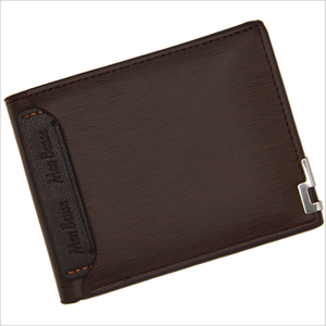 Newest Personality Wholesale Pu Leather Waterproof Letter Pattern <strong>Money</strong> Clip Short Men <strong>Wallets</strong> - Product Image 4