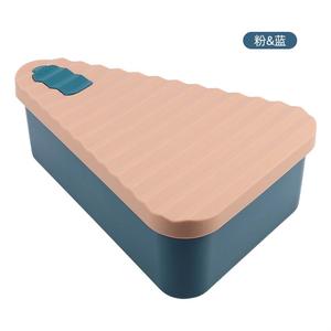 Vendedor superior caja de almacenamiento de alimentos de pizza de silicona contenedor de sobras reutilizable almuerzo extensible con tapas - Product Image 2