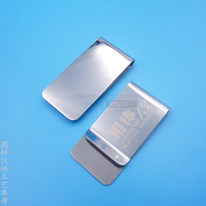 Custom Metal <b>Money</b> <b>Clip</b> Gold Plated Stainless Steel Business Gift For Men Geometric Design - Product Image 4