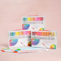 24 couleurs Doulb pointe peinture eau couleur marqueur stylo ensemble aquarelle pinceau stylo article promotionnel pour dessin