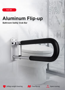 Rieles de cama para adultos mayores con bolsillo de almacenamiento Barras de agarre de doble manija Riel de cama ajustable en altura - Product Image 3