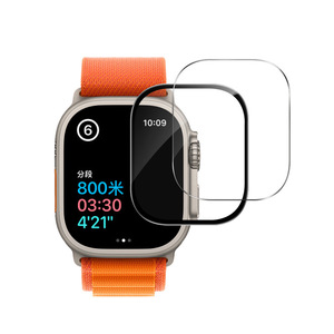 واقي شاشة زجاجي مقوى عالي الجودة سهل التركيب لساعة أبل سلسلة 11/SE 3/ألترا 3 لمقاسات 40/42/44/46/49 ملم - Product Image 1