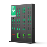 Station de location de batteries externes partagées à 168 emplacements, borne de recharge de téléphones avec machine de vente automatique POS intégrée, chargeur portable partagé