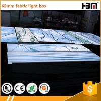 7.8 CM Stretch Tissu Lumière Bannière Lightbox Livraison Gratuite Pliable Toile de Fond Publicité Boîtes à Lumière