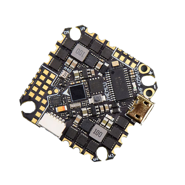 JHEMCU GHF405AIO-HD 40A AIO Flight Controller F405 F4 Build-in OSD Blheli-S ESC 2-6S Lipo for RC FPV Toothpick Racing Drone