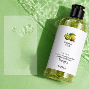 Exfoliante corporal Kiwi Fruit Suavizante Exfoliante Body Wash 300ml Limpieza profunda Fragancia Conservante Fruit Body Wash - Product Image 2
