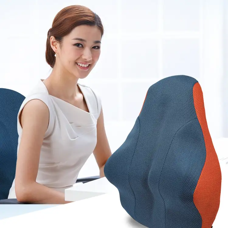 नव शैली कार सीट कार्यालय की कुर्सी काठ का तकिया स्मृति फोम पूर्ण पीठ दर्द का समर्थन तकिया के साथ समायोज्य पट्टा