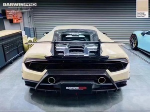 สปอยเลอร์หลังคาร์บอนฟอร์จแบบ P-Style สภาพใหม่ ชุดแต่งตัวถังรถยนต์สำหรับ Lamborghini Huracan LP580 LP610 - Product Image 2