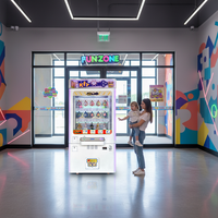 Machine de jeu d'arcade commerciale avec grue et armoire métallique pour divertissement en intérieur, avec garantie d'un an et manuel d'utilisation en anglais