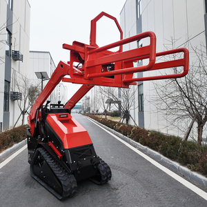 Мини-погрузчик Tovisen V1000 с двигателем Kubota и мощным гидравлическим захватом для тюков, для обработки материалов на фермах и ранчо - Product Image 2
