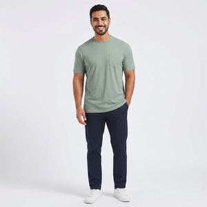 Camisetas de Hombre de Peso Pesado de 220 g/m², Talla Grande, 100 % Algodón, OEM, Personalizadas con Serigrafía, Ropa de Hombre de Talla Grande - Product Image 1