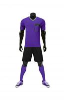 Expédition rapide Conception de poche de haute qualité Maillot de football respirant Kit d'arbitre de football Maillot à vendre