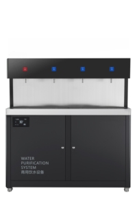 Distributeur d'eau à osmose inverse en acier inoxydable, pour usage industriel, avec fonctions eau chaude et tiède, pour hôpitaux et usage domestique, design élégant, commande tactile - Product Image 5